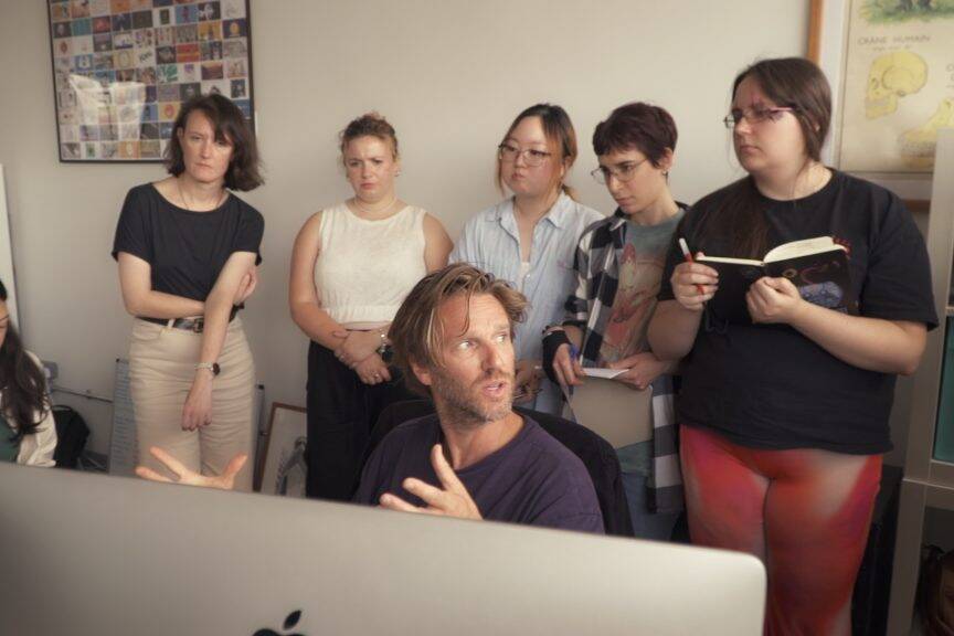 Behind the Scenes at Kong during Quentin Blakes Box of Treasures