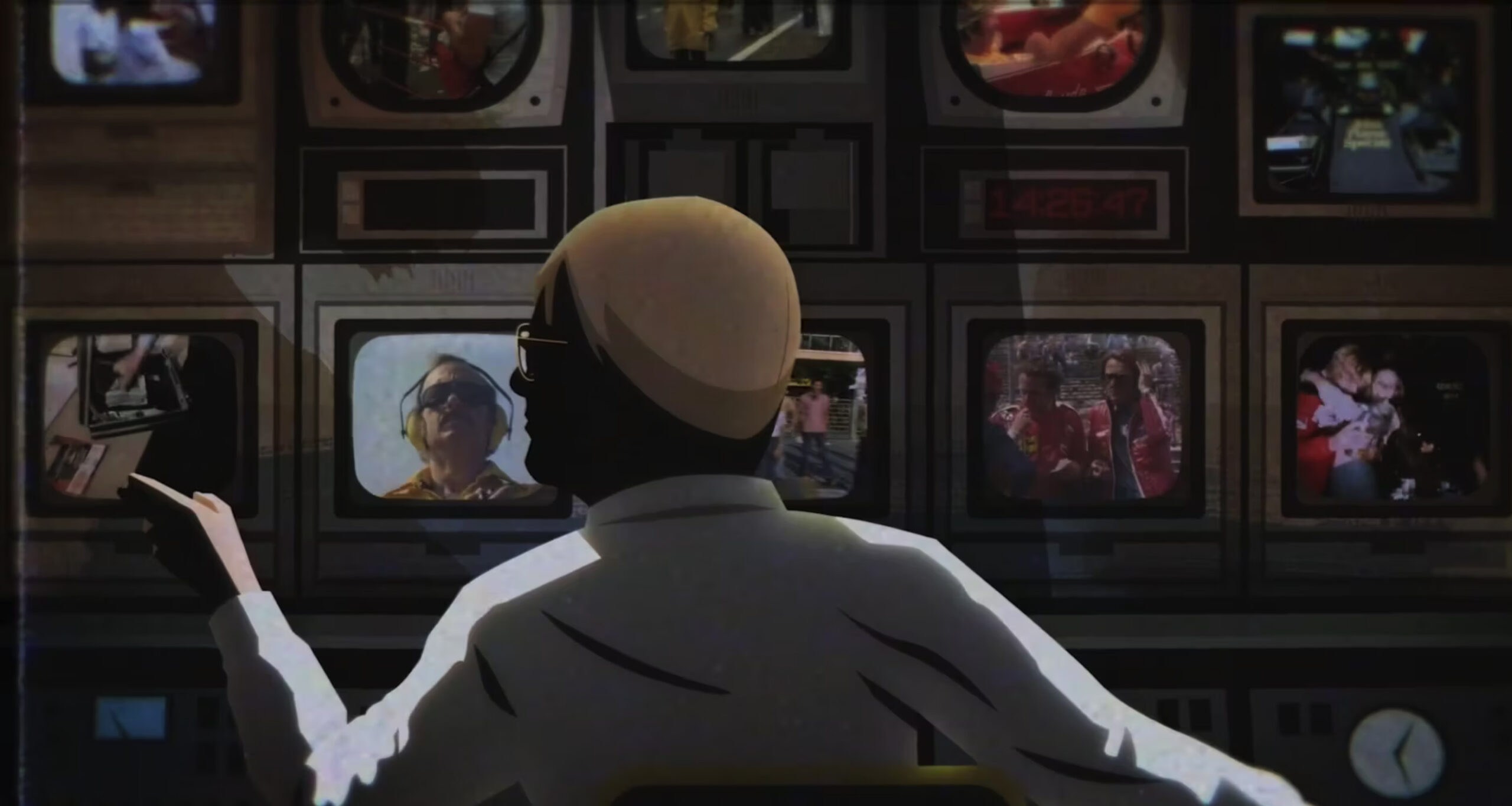 Stills from the title sequence of 'Lucky', a documentary on the life and career of Bernie Ecclestone by Jiva Maya.