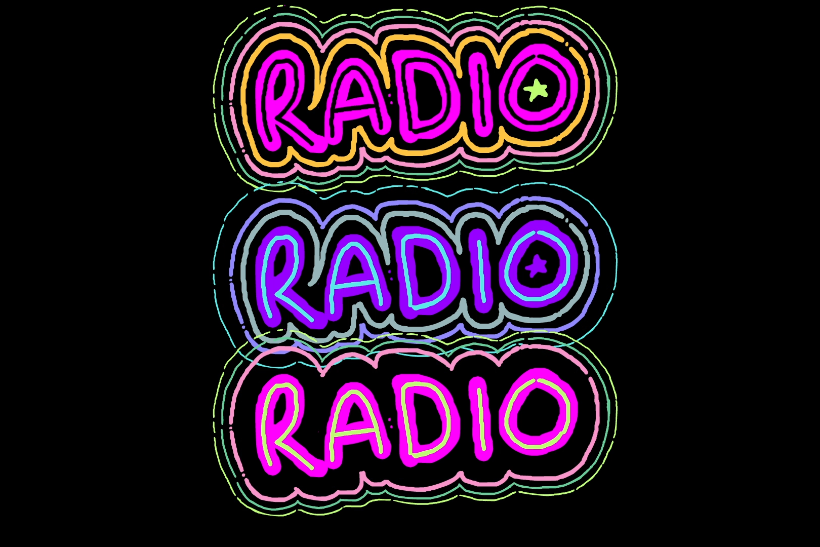 Animation for 'Run to Your Radio' by Five Minute Pop Promo by Kong Animation Studio