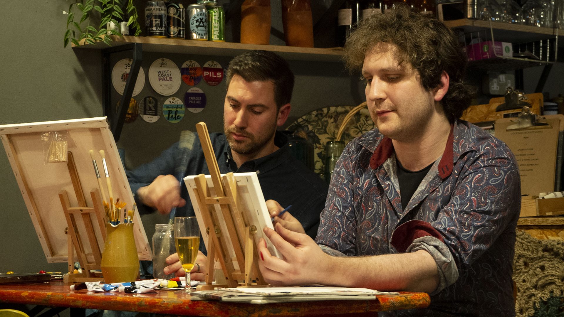 Kong Studio hosts Cocktails and Canvases with E17 Craftworks